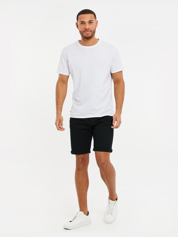 Threadbare Regular Shorts 'Sanky' in Schwarz