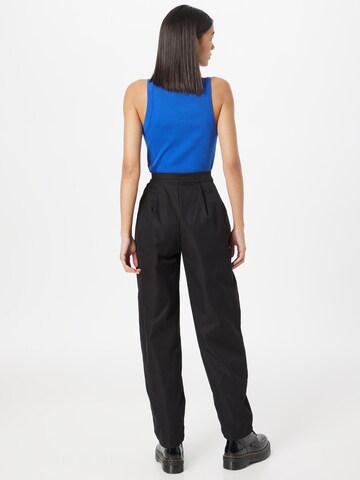 Nasty Gal Loose fit Pleat-Front Pants in Black