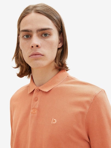 TOM TAILOR DENIM Poloshirt in Orange