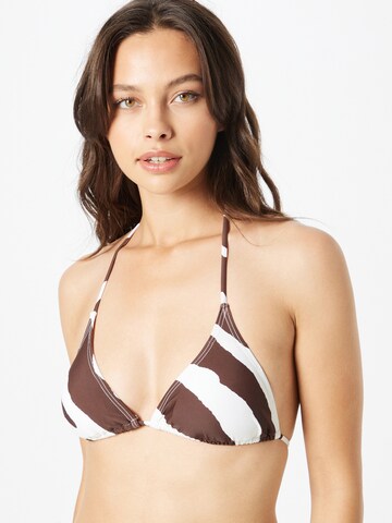 OBJECT Triangel Bikinitop 'EVA' in Beige: predná strana