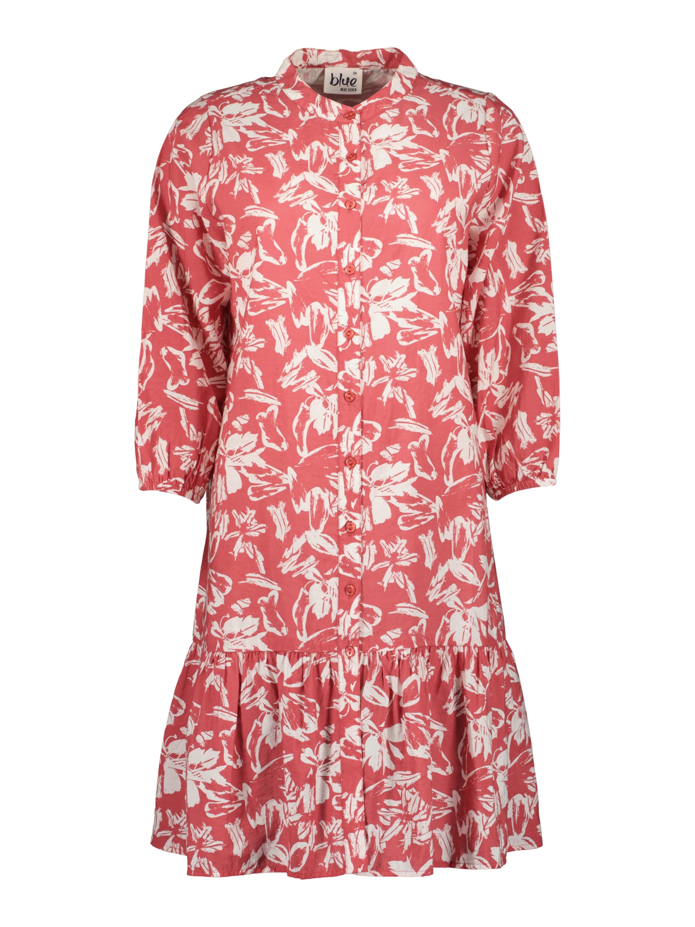 BLUE SEVEN Shirt Dress in Red: front