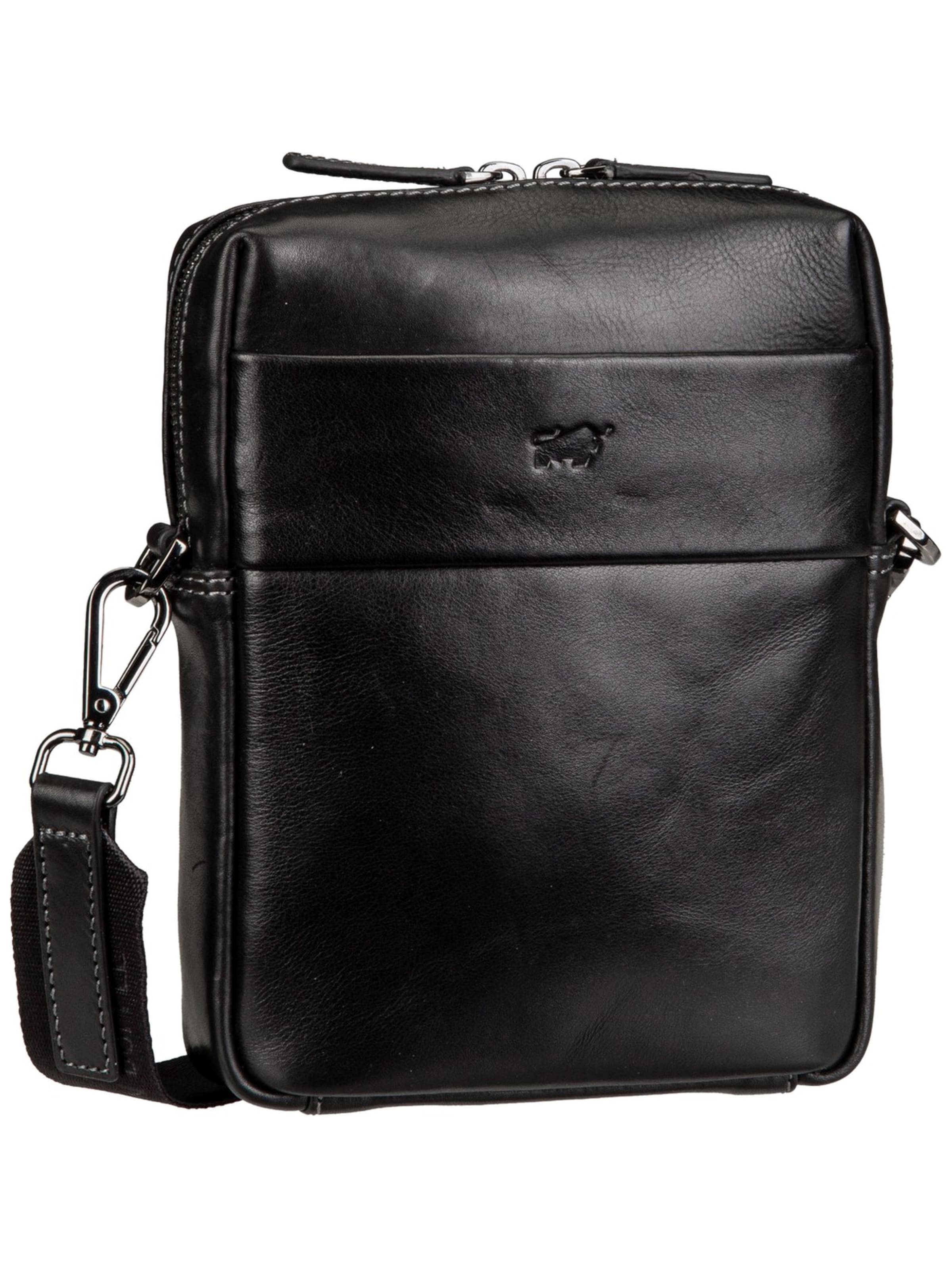 Braun Büffel Umhängetasche 'Arezzo' in Schwarz: Vorderseite