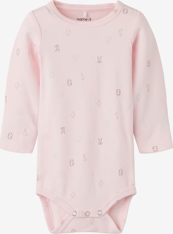 NAME IT Dupačky/body 'NBFLYDIANNA' – pink: přední strana