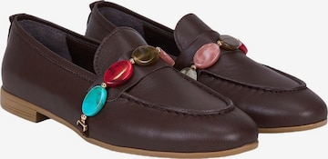 Desa Moccasin 'Loafer' in Brown: front