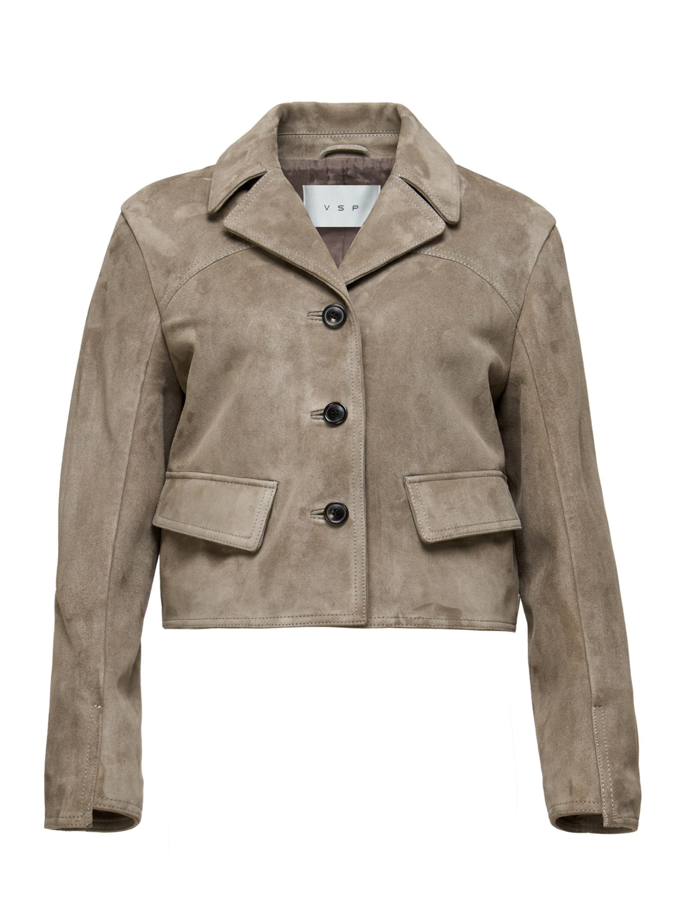 V S P Winterjacke 'Amara' in grau, Produktansicht