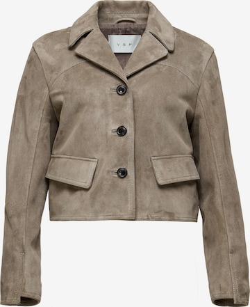 V S P Winterjacke 'Amara' in Grau: Vorderseite