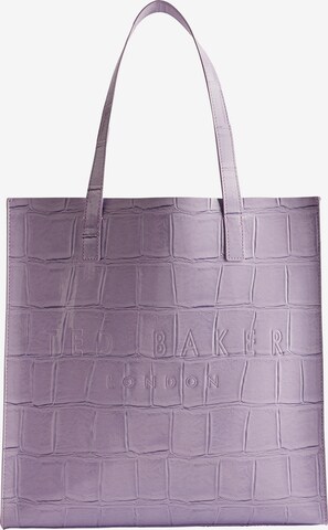 Ted Baker Nakupovalna torba 'Croccon' | vijolična barva: sprednja stran