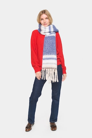 SAINT TROPEZ Sjaal 'AlbertiSZ' in Blauw