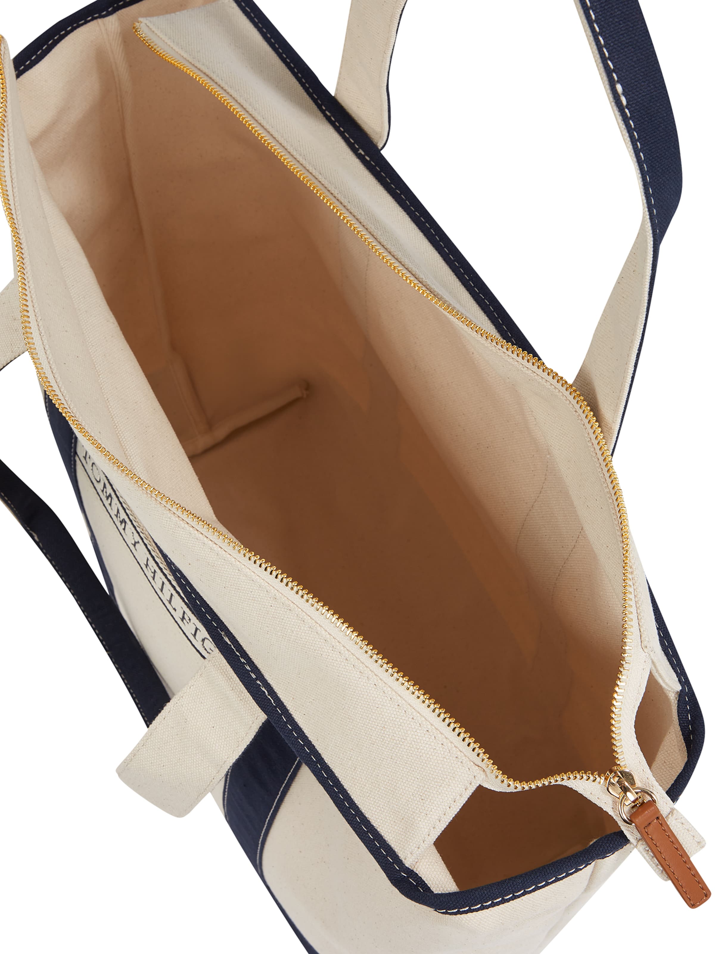 TOMMY HILFIGER Beach bag in Beige