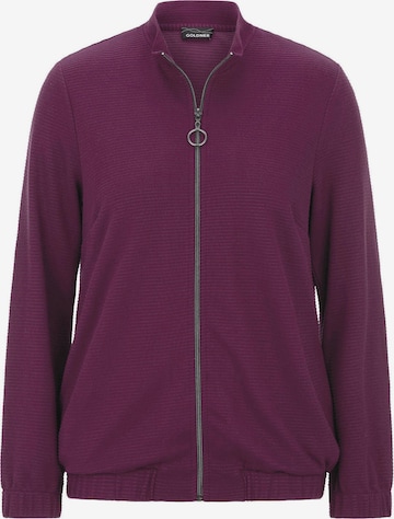Veste mi-saison Goldner en violet : devant