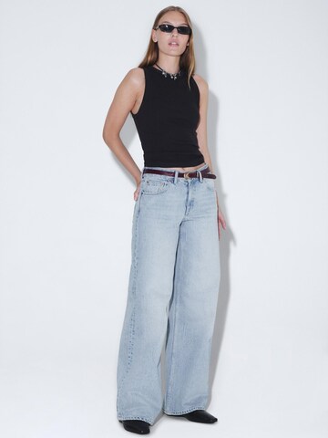 Dr. Denim Regular Jeans 'Rhue Low Wide' in Blauw