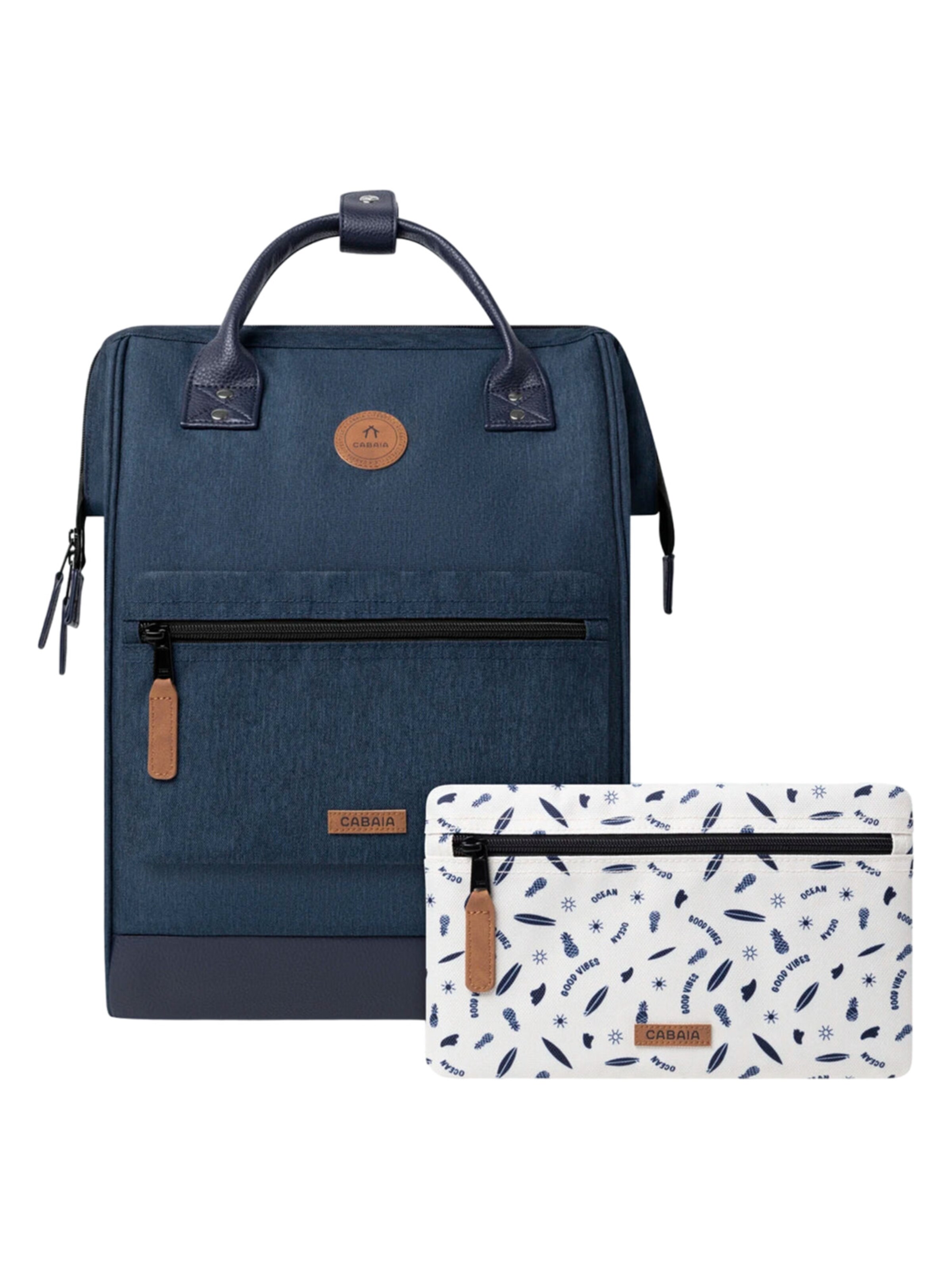 Cabaia Rucksack 'Port Antonio L'‌‌‌‌‌‌‌‌‌ in Blau: Vorderseite