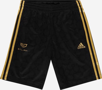 ADIDAS SPORTSWEAR Regular Sportshorts 'Salah 3-Stripes' in Schwarz: predná strana