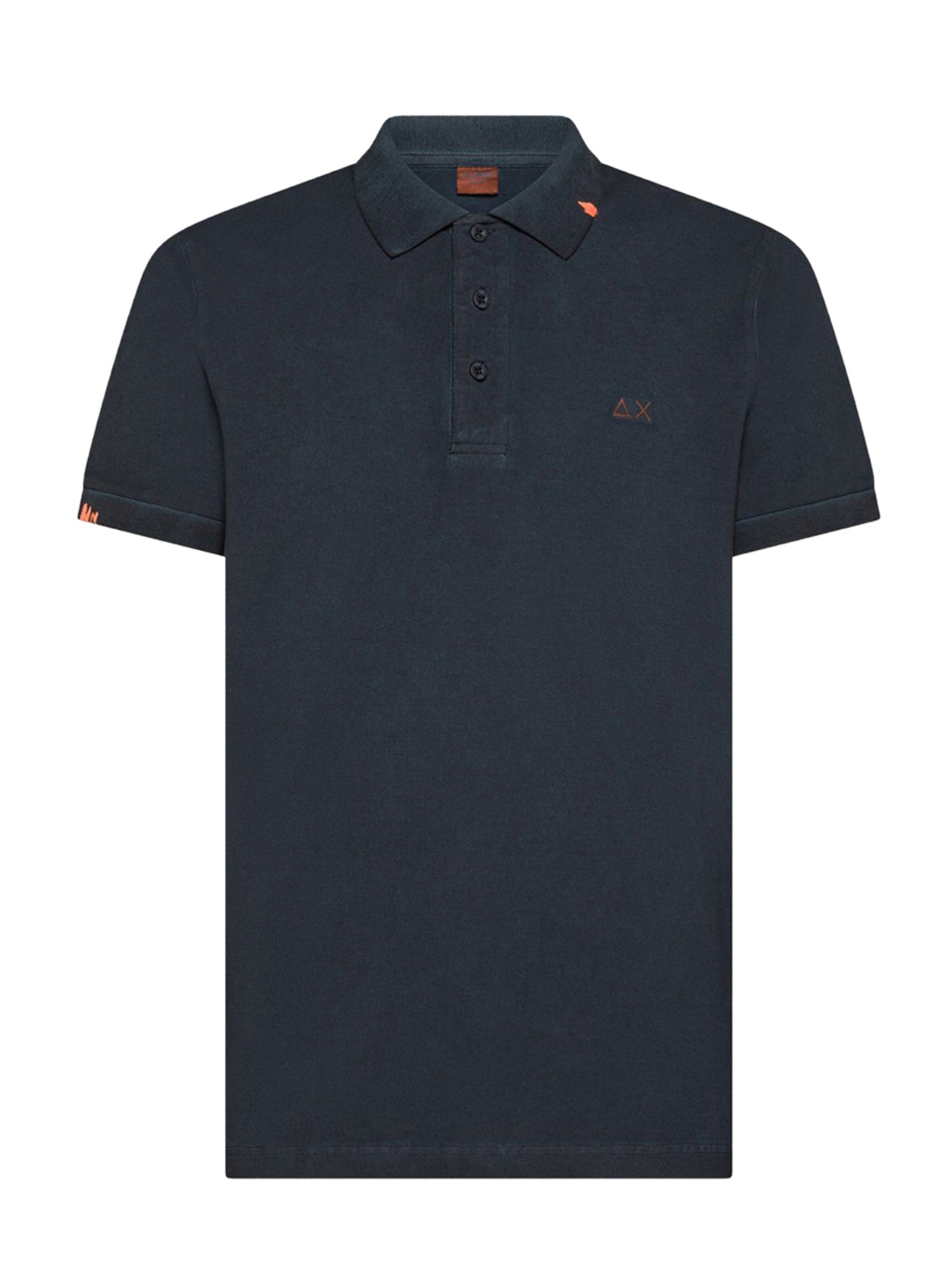 SUN68 Shirt in de kleur Marine, Productweergave