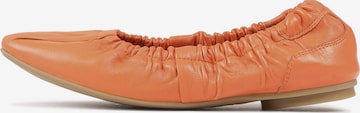 BRONX Ballet Flats 'Alor-A' in Orange: front