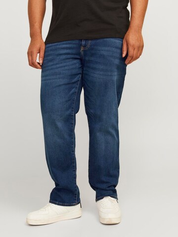 Jack & Jones Plus Regular Jeans 'JJIMIKE JJICON' in Blau: Vorderseite