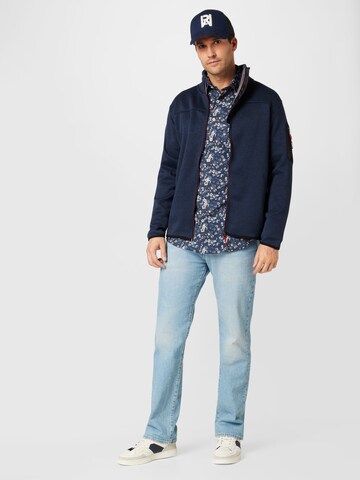 Jack's Fleecejacke in Blau