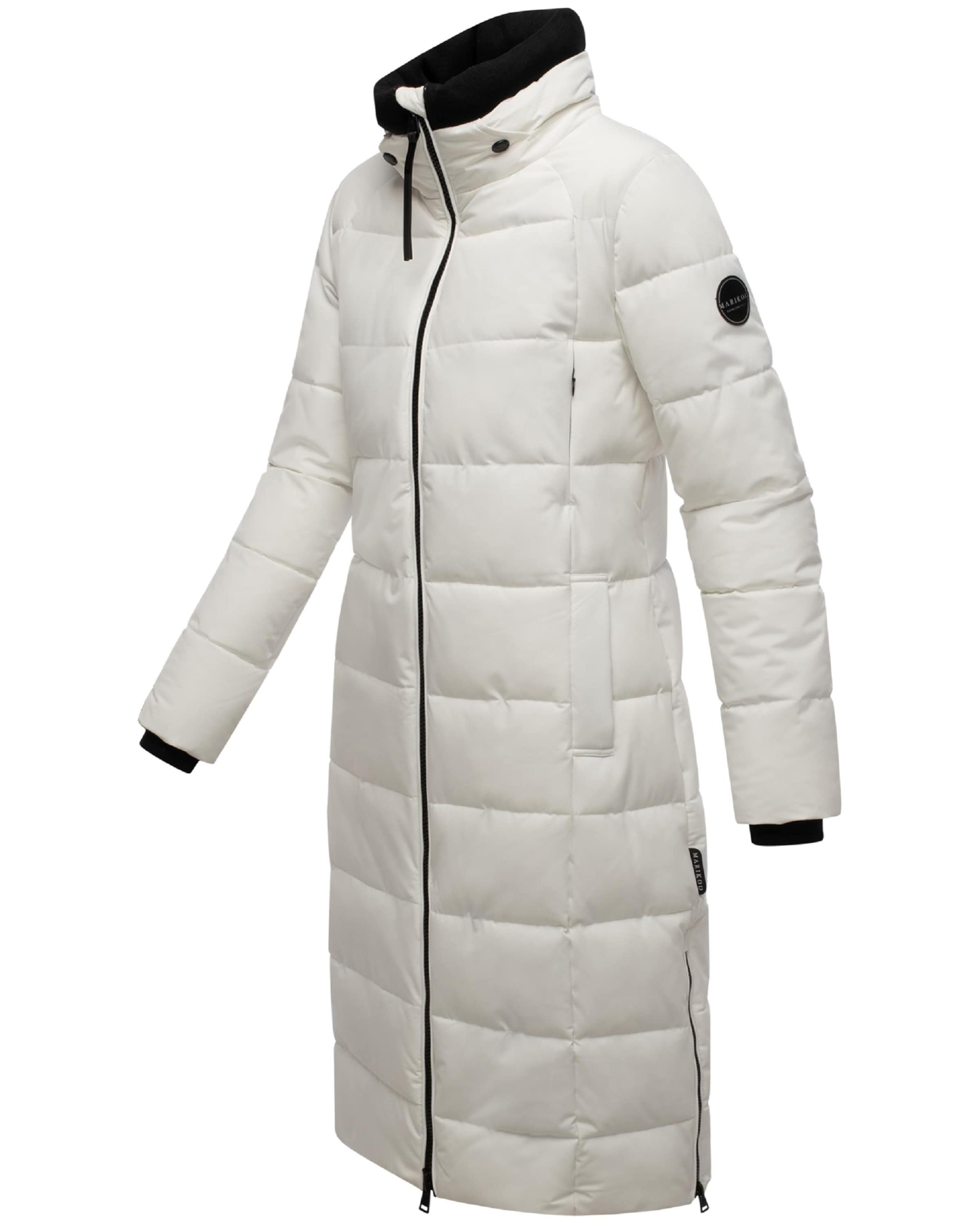 MARIKOO Winter Coat 'Lanitaa XVI' in White