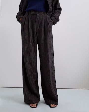 Scalpers Zvonové kalhoty Kalhoty 'Obom' – hnědá: přední strana