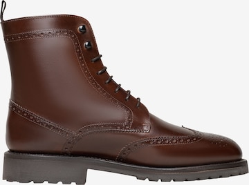 Henry Stevens Lace-Up Ankle Boots 'Ella FBDB' in Brown