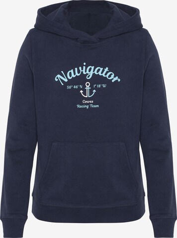 Navigator Sweatshirt in Blau: predná strana