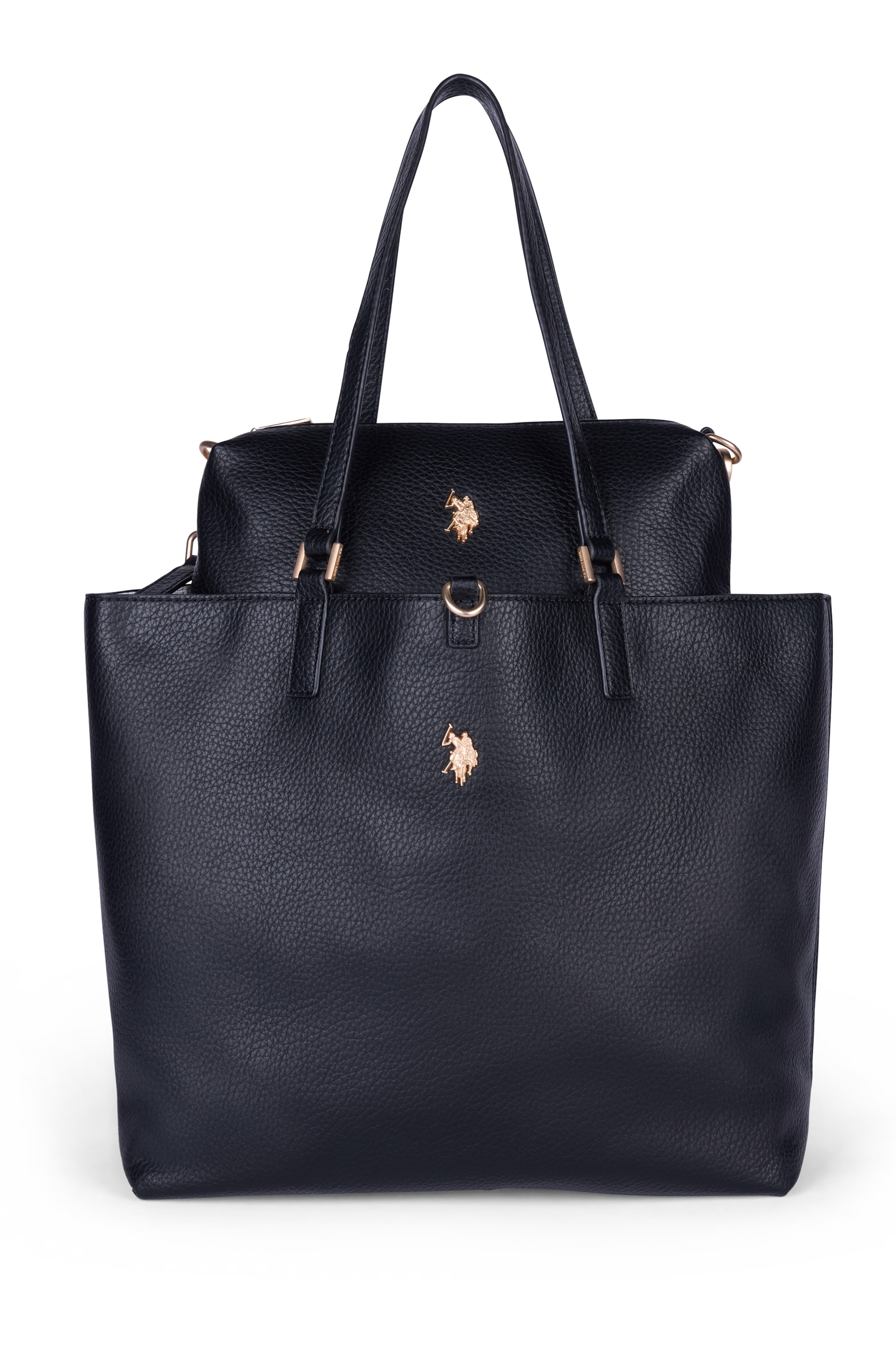 Shopper 'ROGERSVILLE' di U.S. POLO ASSN. in nero: frontale