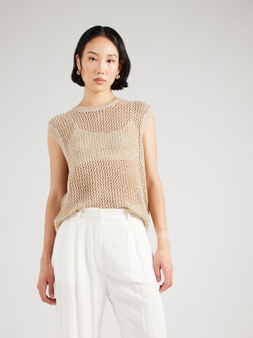 ONLY Pullover 'ONLESMERALDA' in Beige: Vorderseite