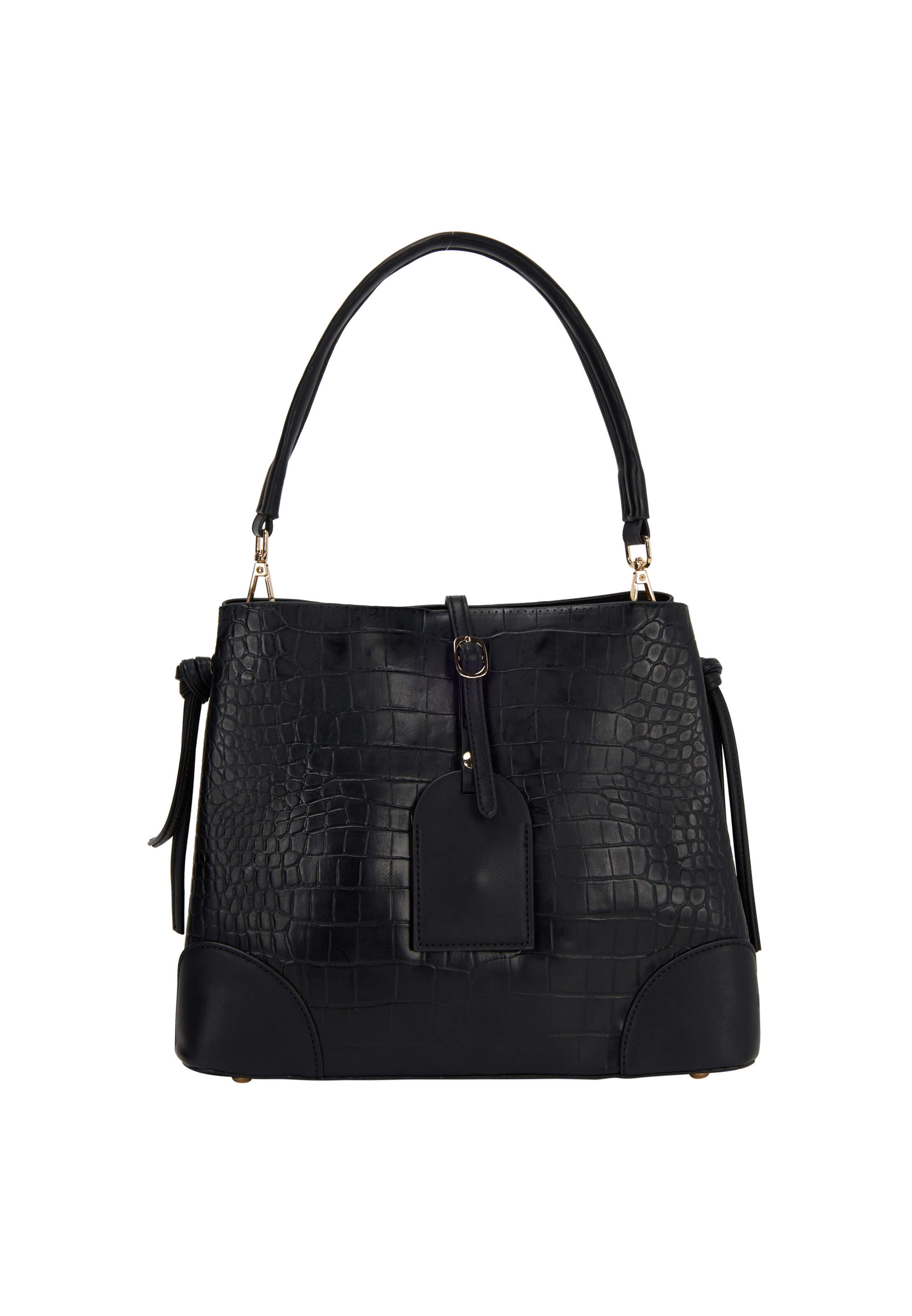 faina Handtas in Zwart: voorkant