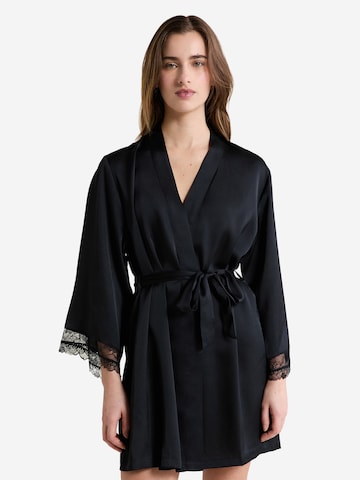 ETAM Ochtendjas 'Minuit' in Zwart: voorkant
