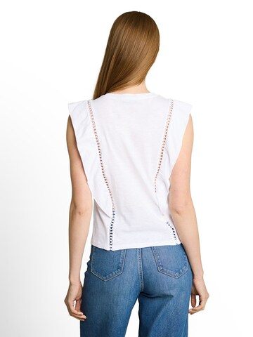 Maglietta di TOM TAILOR DENIM in bianco