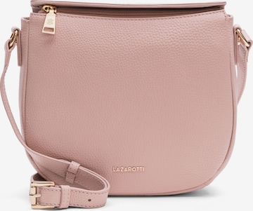 Lazarotti Crossbody Bag 'Bologna' in Pink: front