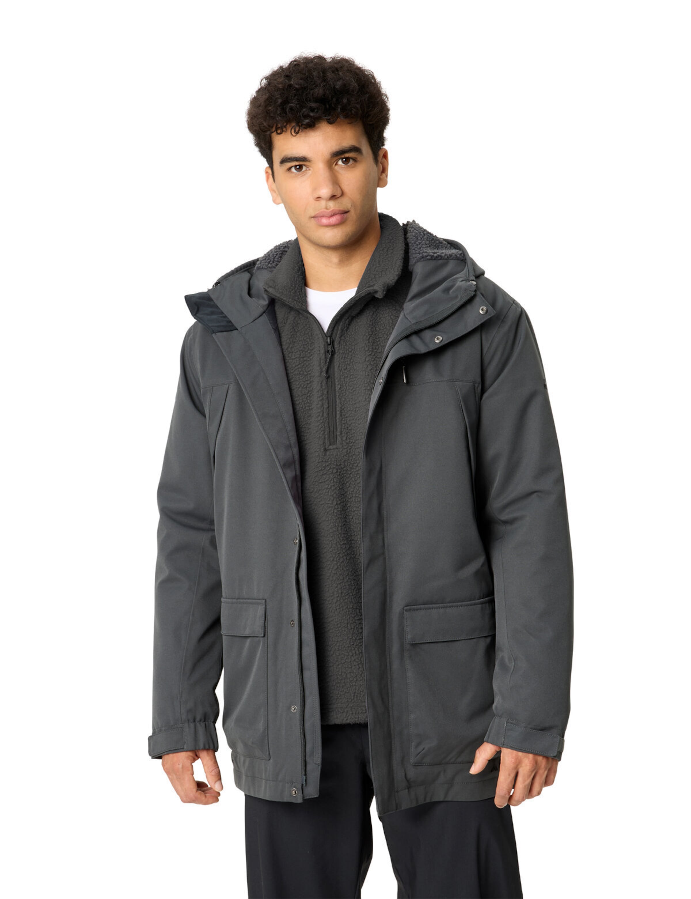 VAUDE Sports sweater 'Najun' in Grey