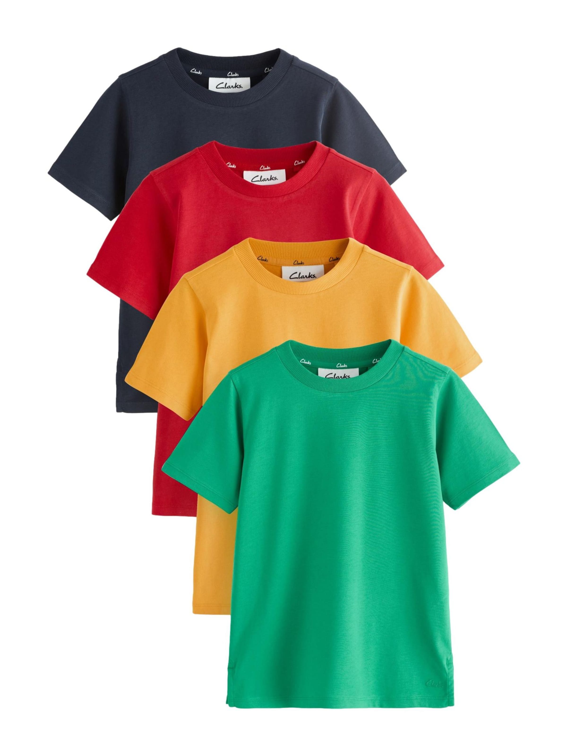 T-Shirt CLARKS en bleu : devant
