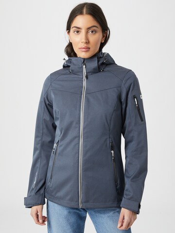 KILLTEC Outdoorjas 'Vojak' in Blauw: voorkant