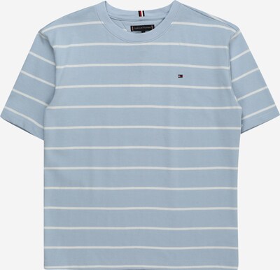 TOMMY HILFIGER Camiseta en azul ahumado / blanco, Vista del producto