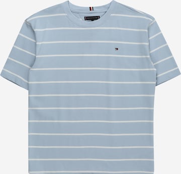 TOMMY HILFIGER T-shirt i blå: framsida