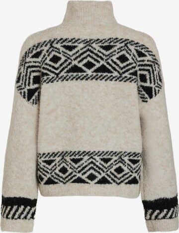 VILA Sweater 'Finka' in Beige