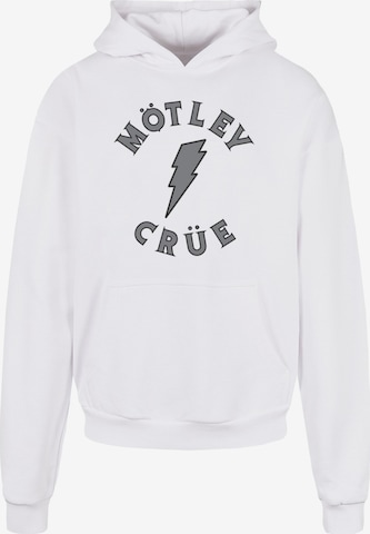 Sweat-shirt 'Motley Crue - Bolt World Tour' Merchcode en blanc : devant