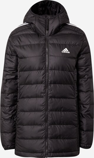ADIDAS PERFORMANCE Sportska jakna 'ESSENTIAL' u crna / bijela, Pregled proizvoda