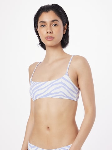 BeckSöndergaard Bustier Bikinitop 'Zecora Ezra' in Blau: predná strana