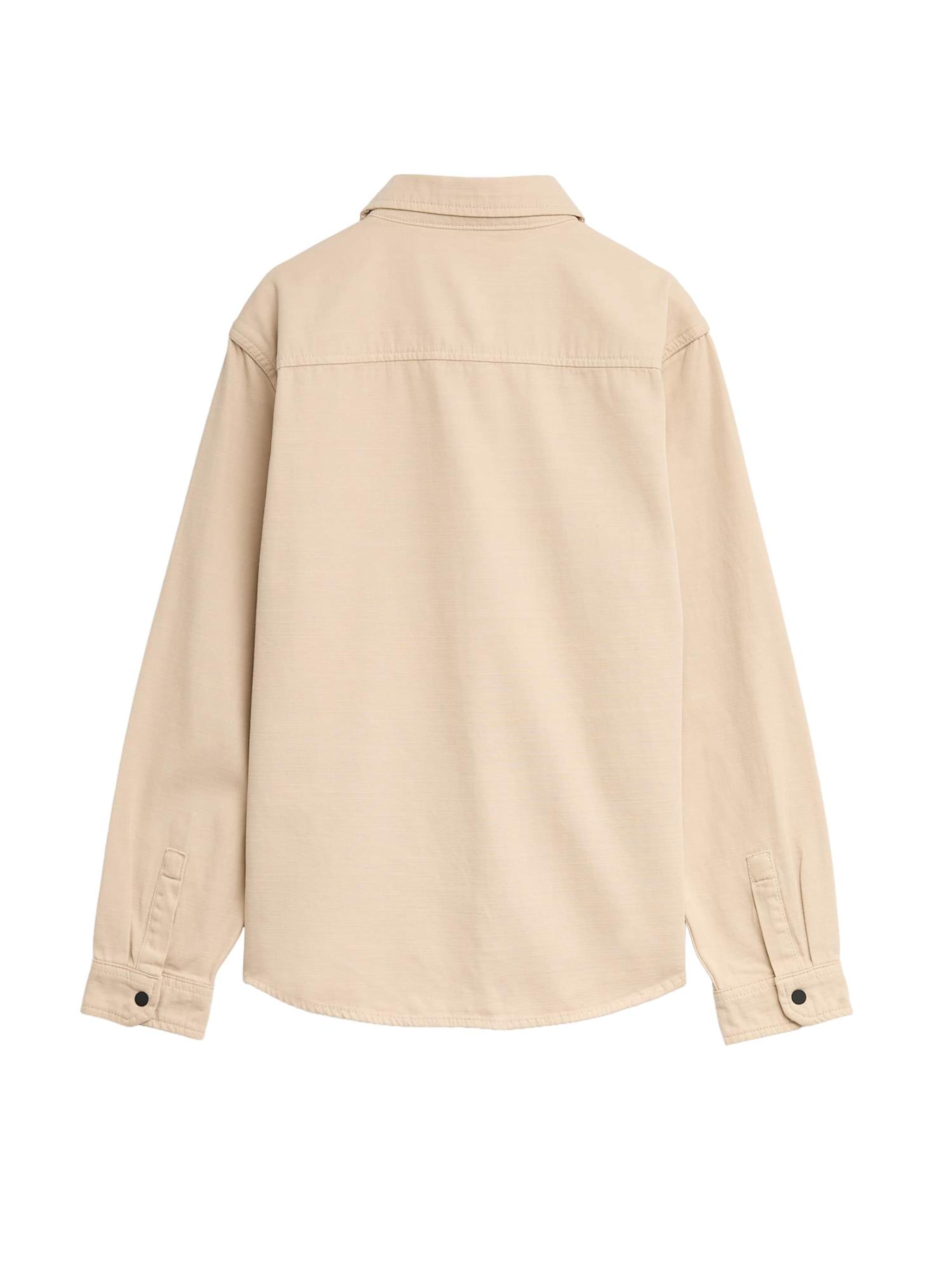 Marks & Spencer Regular Fit Hemd in Beige