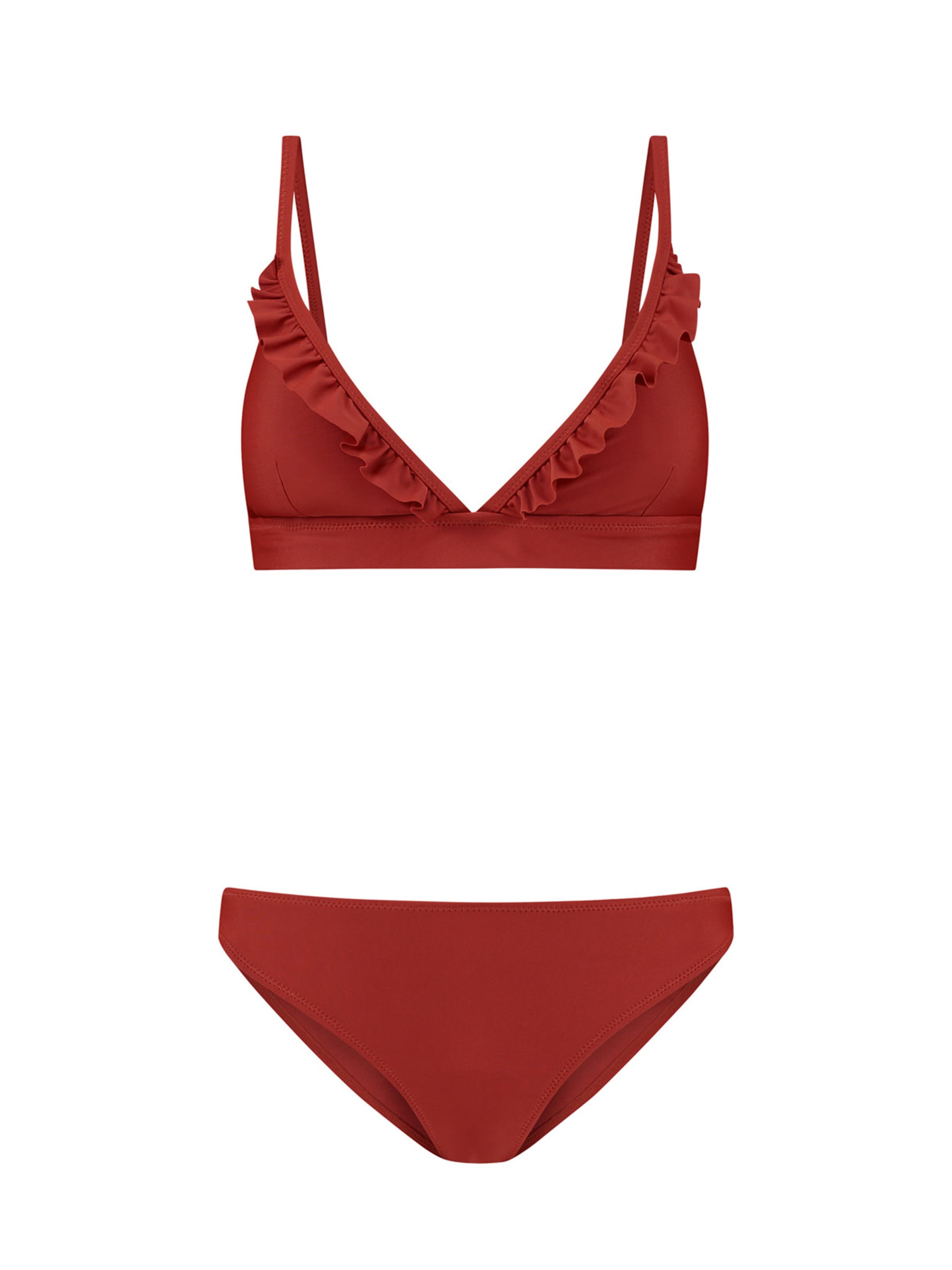 Triangolo Bikini 'Beau' di Shiwi in rosso: frontale