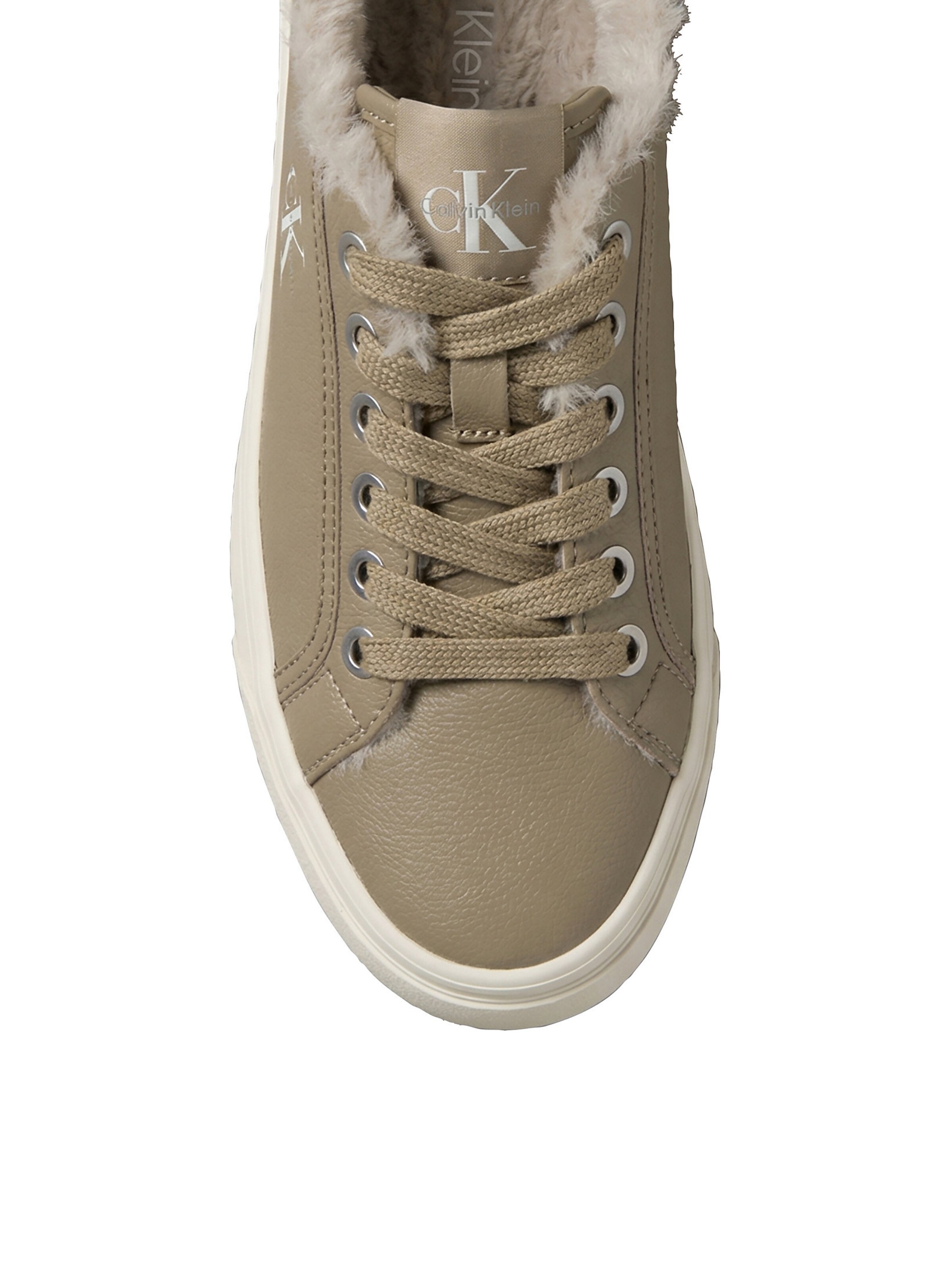 Calvin Klein Regular Platform trainers in Brown