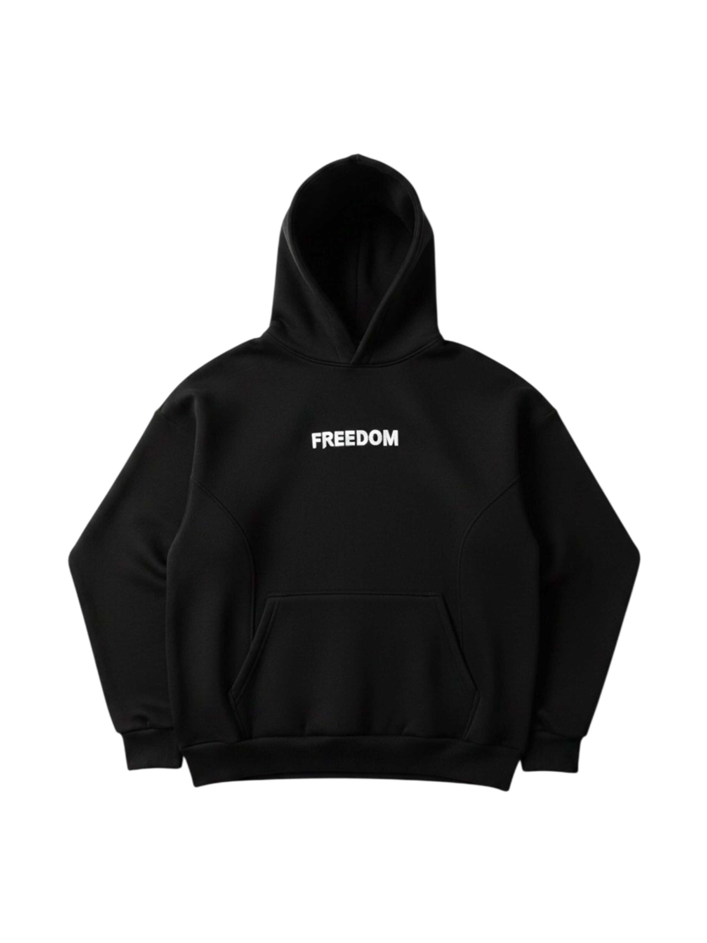 Kleidermafia Sweatshirt 'Oversize Stitches Hoodie - Black' in S in de kleur Zwart, Productweergave
