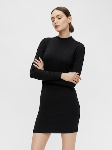 OBJECT - Vestido de punto 'Thess' en negro: frente