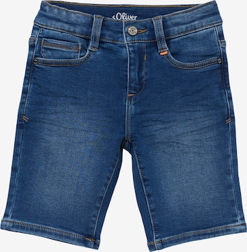 s.Oliver Slimfit Shorts in Blau: predná strana
