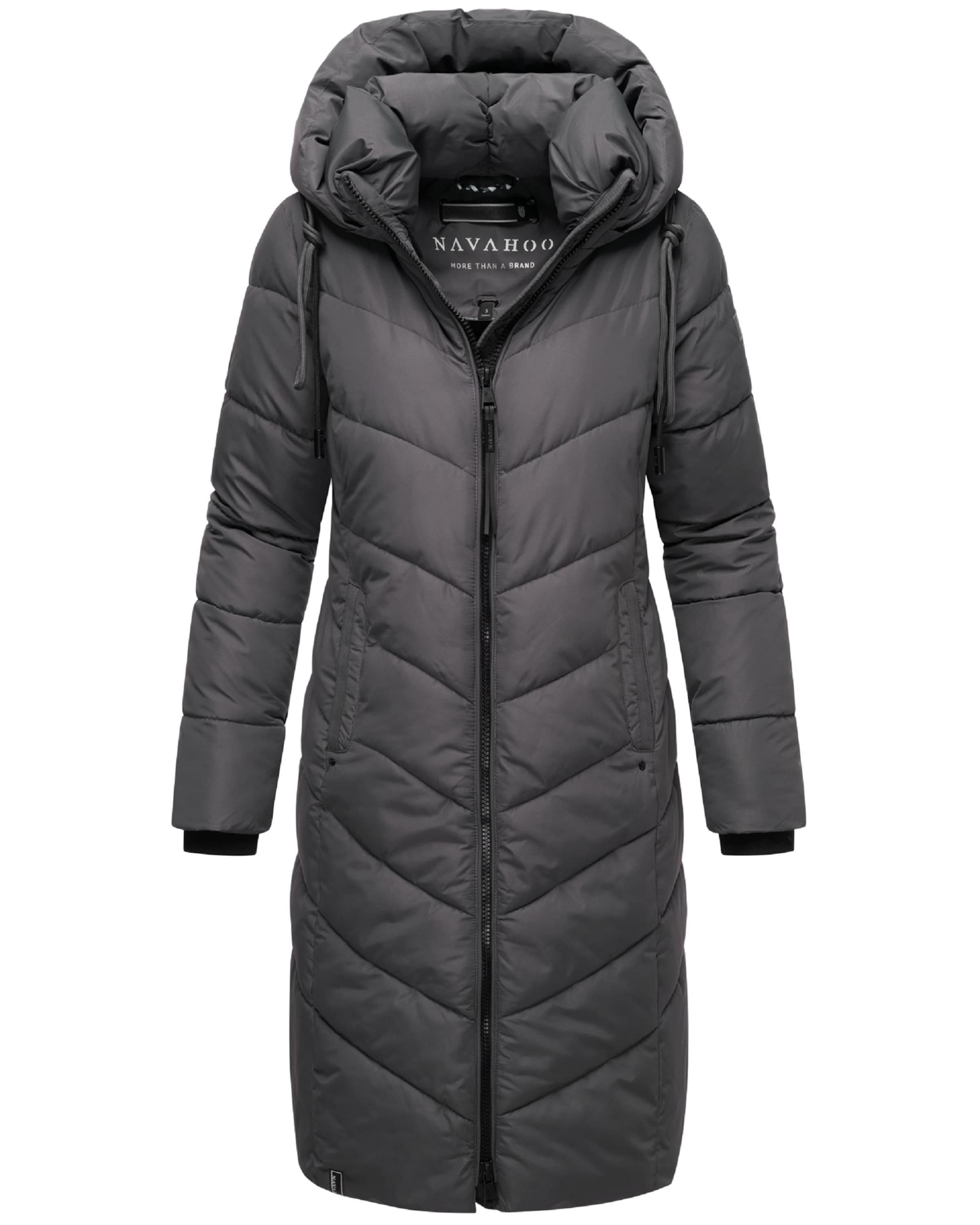 NAVAHOO Χειμερινό παλτό 'Sahnekatzii XIV' σε γκρι
