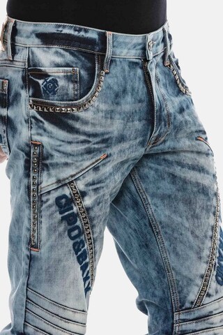 Coupe slim Jean 'DENIM' CIPO & BAXX en bleu