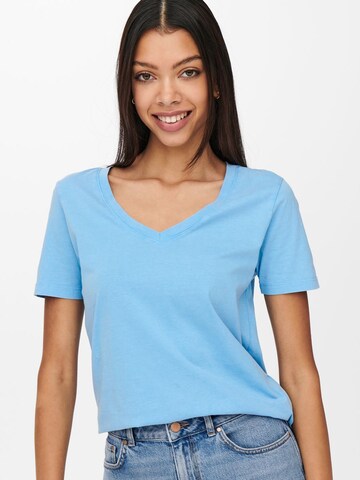 JDY Shirt 'Farock' in Blauw: voorkant