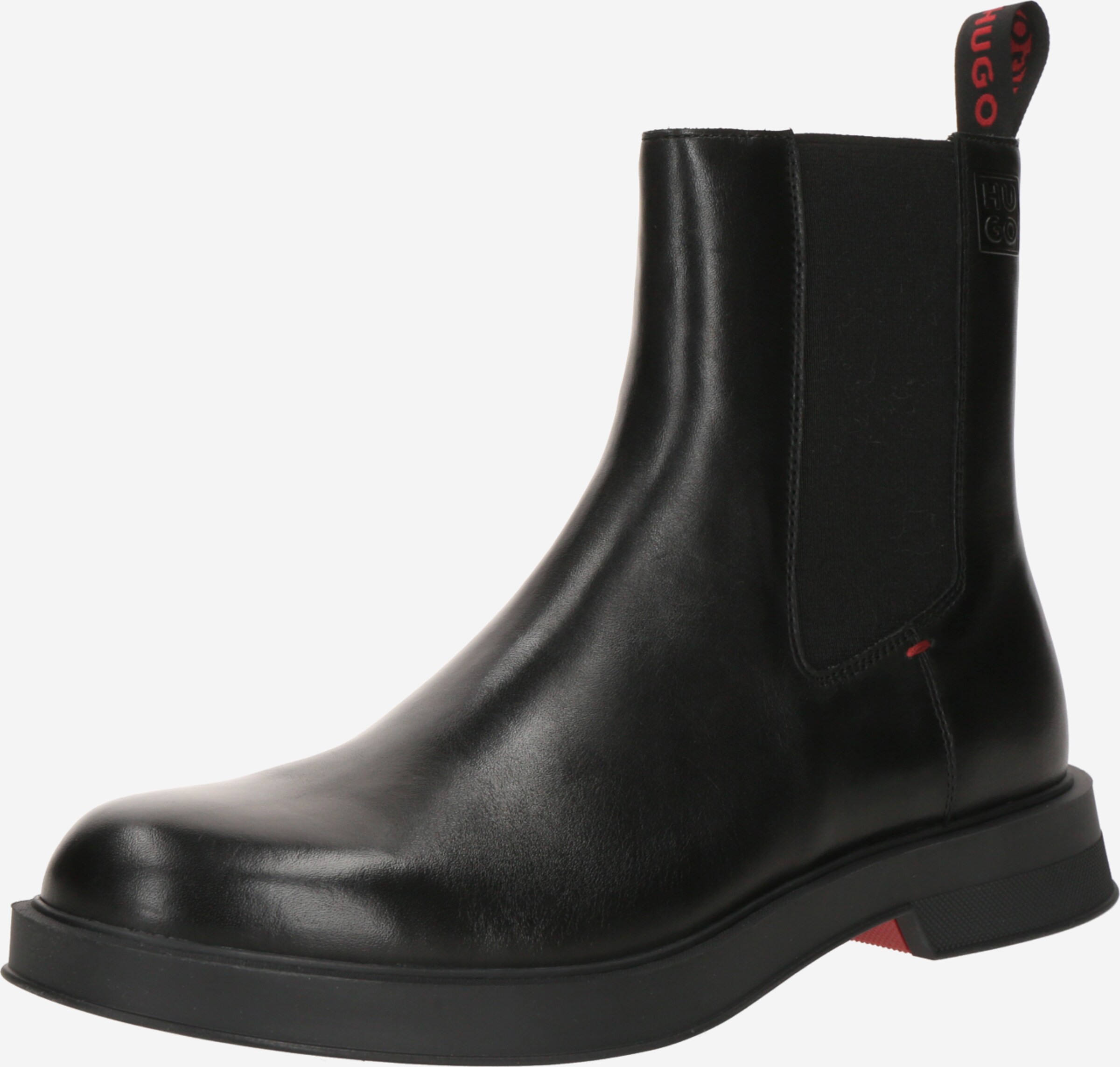 HUGO Lenner Chelsea Boots Men\'s Black Leather US 11 (UK 10 EU 44) MSRP $325 HUGO Chelsea Boots aus echtem Leder Modell  main image 4